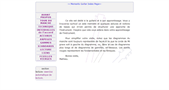 Desktop Screenshot of memento-guitar.org
